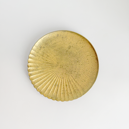 Ocean Bubble Handmade Plate Set - Gold