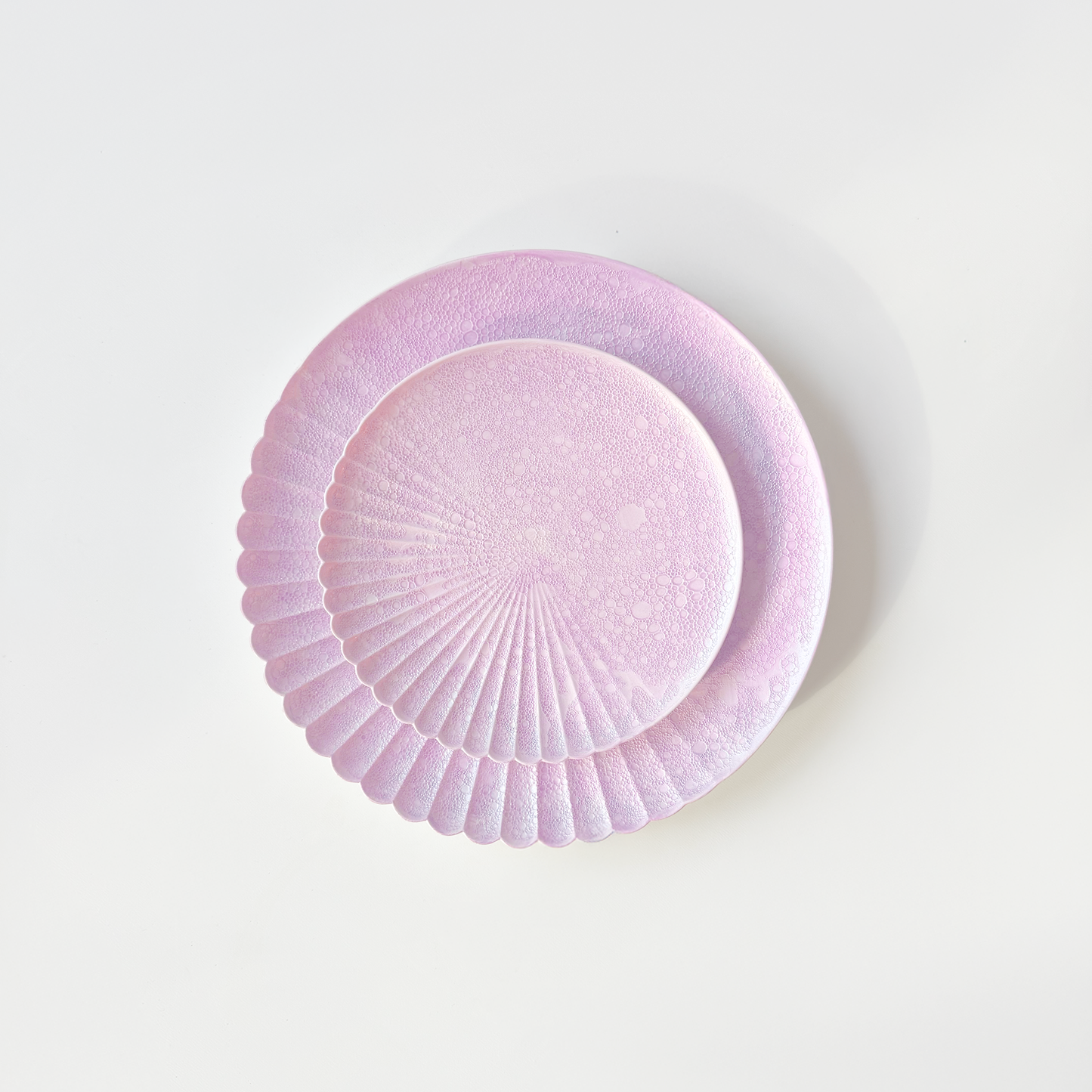 Ocean Bubble Handmade Dinnerware Set - Purple