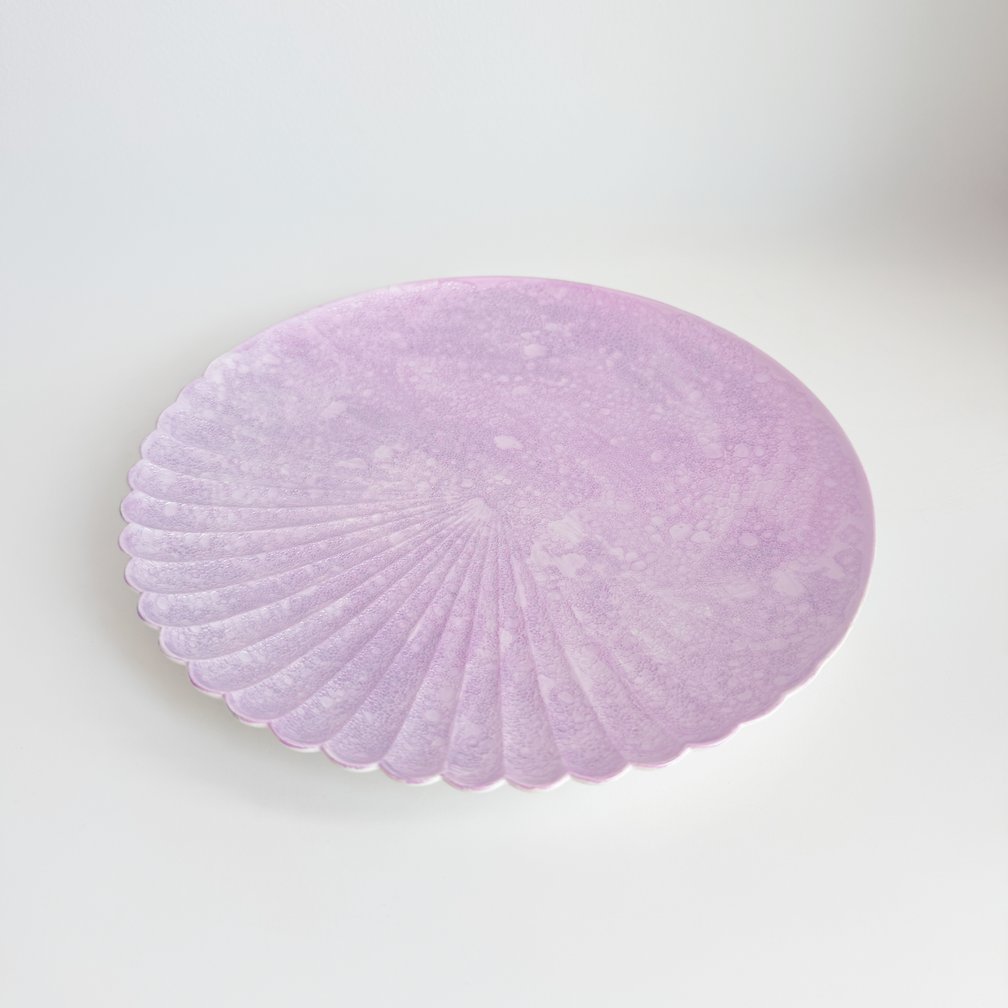 Ocean Bubble Handmade Dinnerware Set - Purple