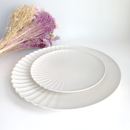 Ocean Bubble Handmade Dinnerware Set - White