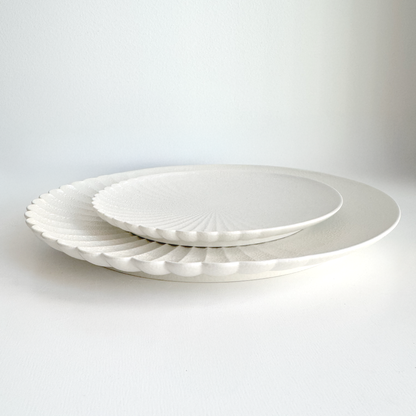 Ocean Bubble Handmade Dinnerware Set - White