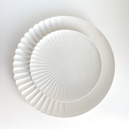 Ocean Bubble Handmade Dinnerware Set - White