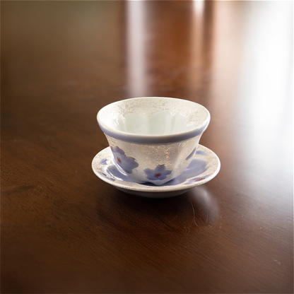 Cherry Blossom Handmade Tea Cup