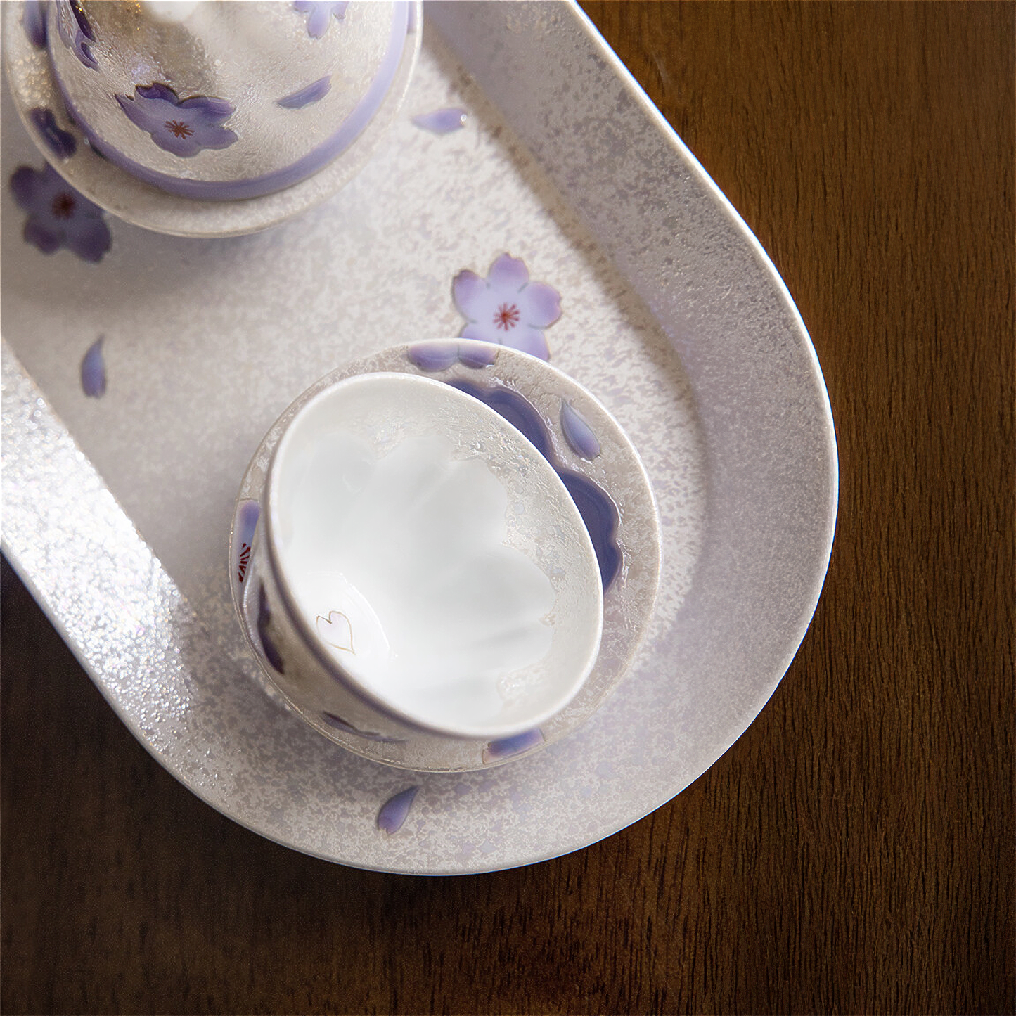 Cherry Blossom Handmade Tea Cup