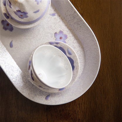 Cherry Blossom Handmade Tea Cup